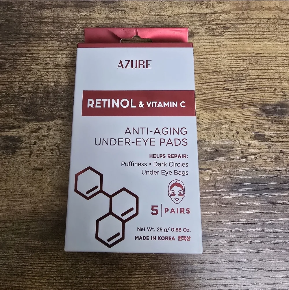 New Azure Retinol & Vitamin C Under-Eye Pads Pack Of 5
